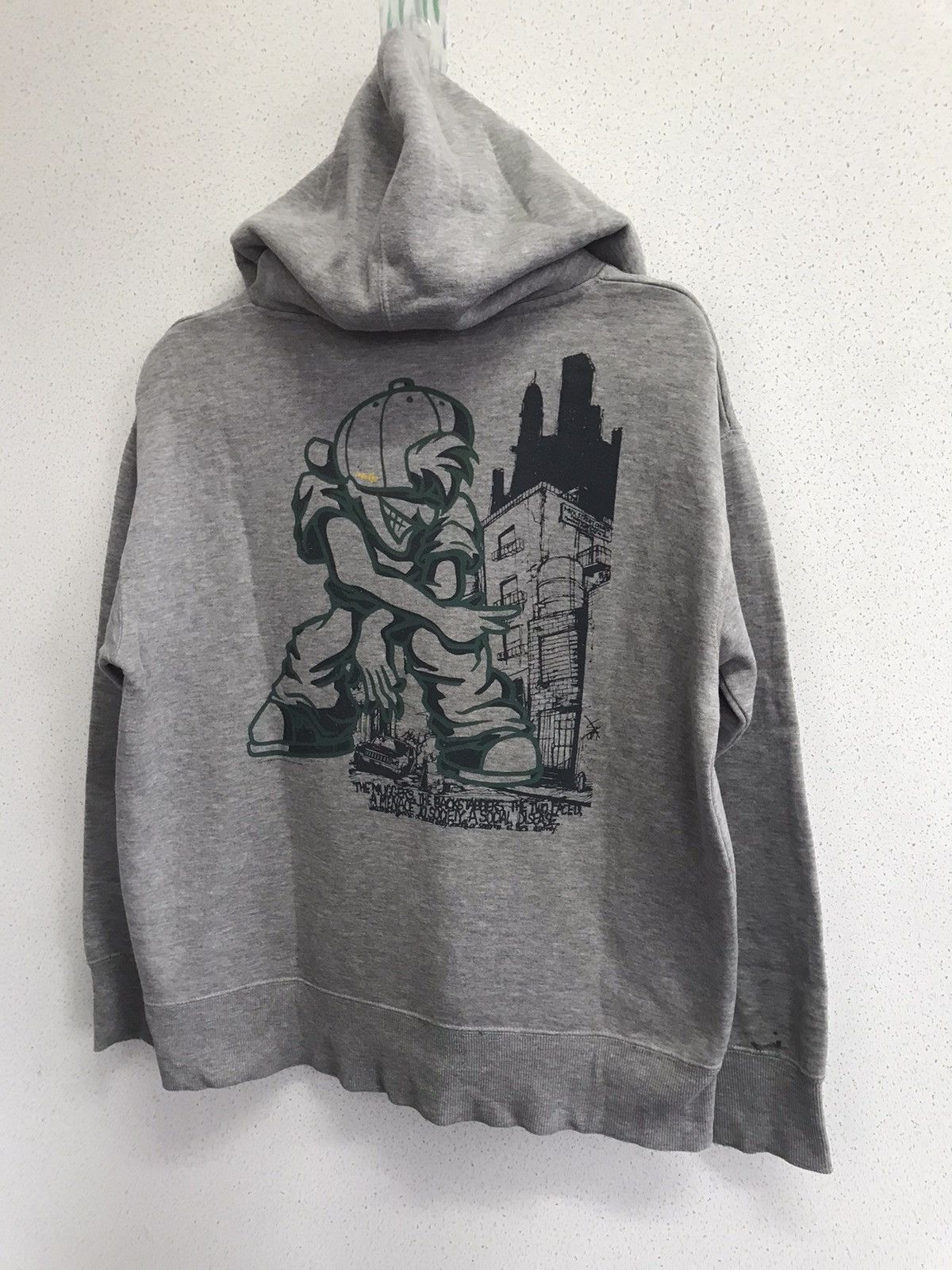 Sixty Sixteeners Faded Grey Distressed Hoodie Size US M / EU 48-50 / 2 - 4 Thumbnail