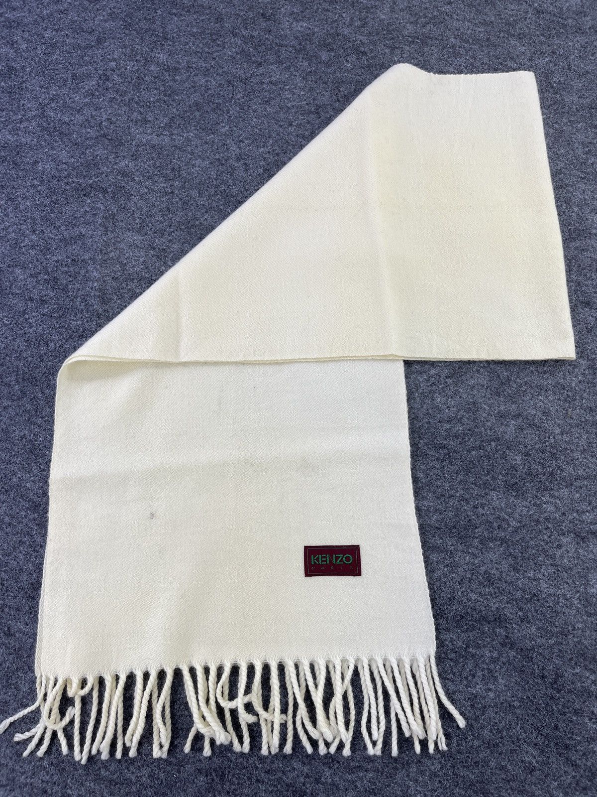 Kenzo × Other Vintage Kenzo Wool Scarf Neckwear T179 Size ONE SIZE - 3 Thumbnail