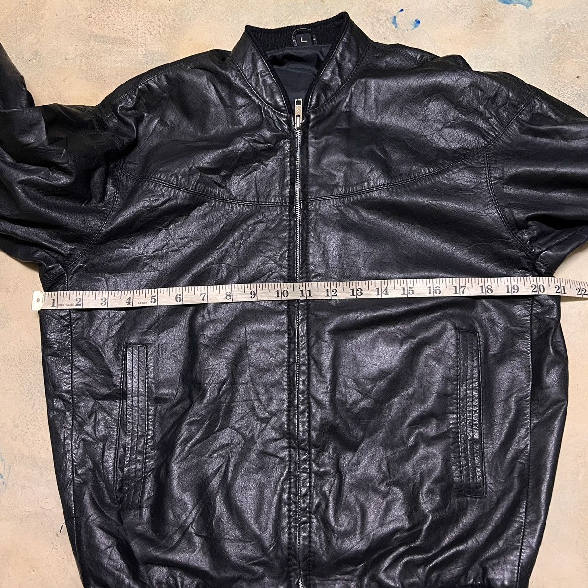 Japanese Brand Japanese Brand Leather Jacket Bomber Style Jacket Size US L / EU 52-54 / 3 - 7 Thumbnail