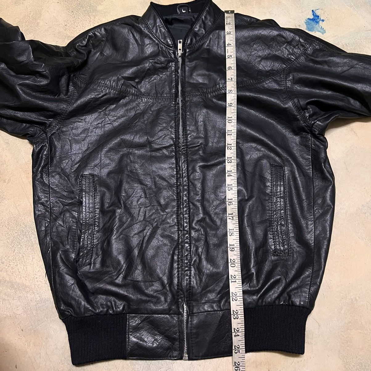 Japanese Brand Japanese Brand Leather Jacket Bomber Style Jacket Size US L / EU 52-54 / 3 - 9 Thumbnail