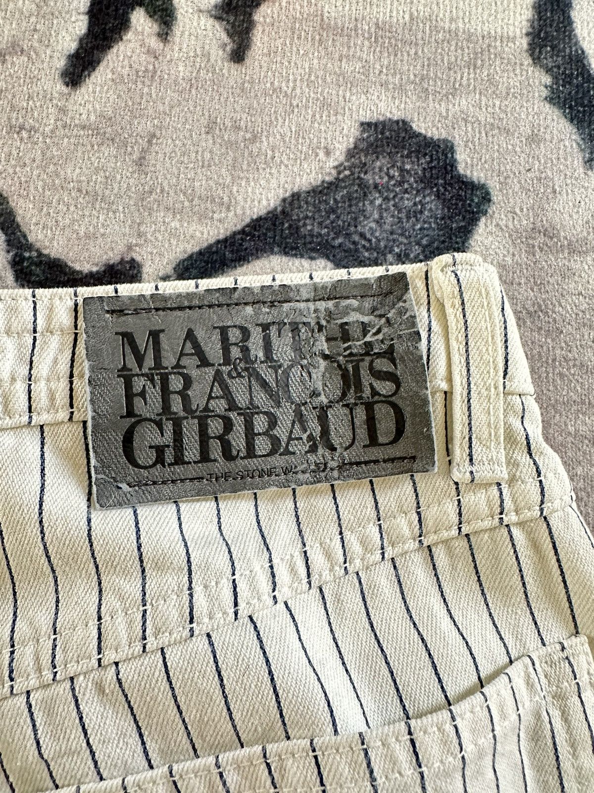 Marithe + Francois Girbaud 1980s Marithe Francois Girbaud hybrid striped pant Size US 28 / EU 44 - 11 Thumbnail
