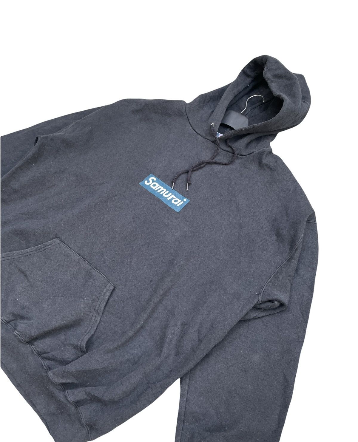 Band Tees Skate Rock Fuck You Heroes Samurai Box Logo Hoodie Size US XXL / EU 58 / 5 - 2 Thumbnail