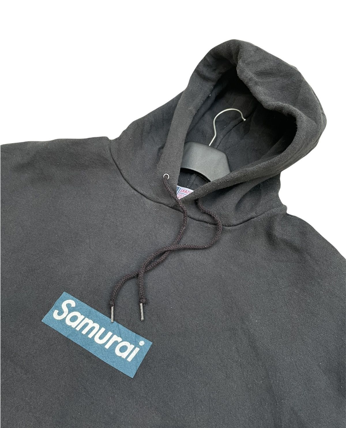 Band Tees Skate Rock Fuck You Heroes Samurai Box Logo Hoodie Size US XXL / EU 58 / 5 - 4 Thumbnail