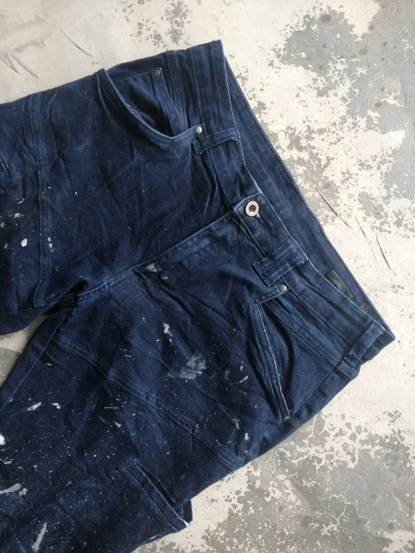 Japanese Brand Japanese FieldCore Custom Paint Splash Dirty Pants Size US 34 / EU 50 - 6 Thumbnail