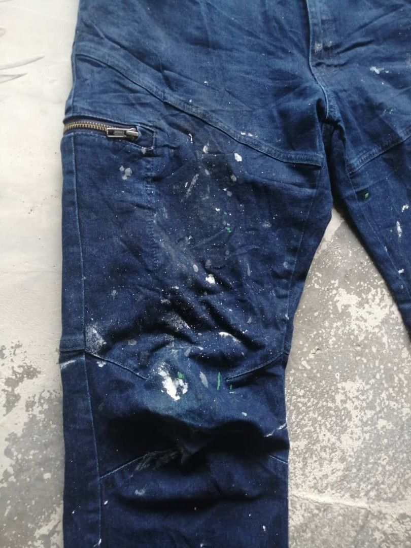 Japanese Brand Japanese FieldCore Custom Paint Splash Dirty Pants Size US 34 / EU 50 - 4 Thumbnail