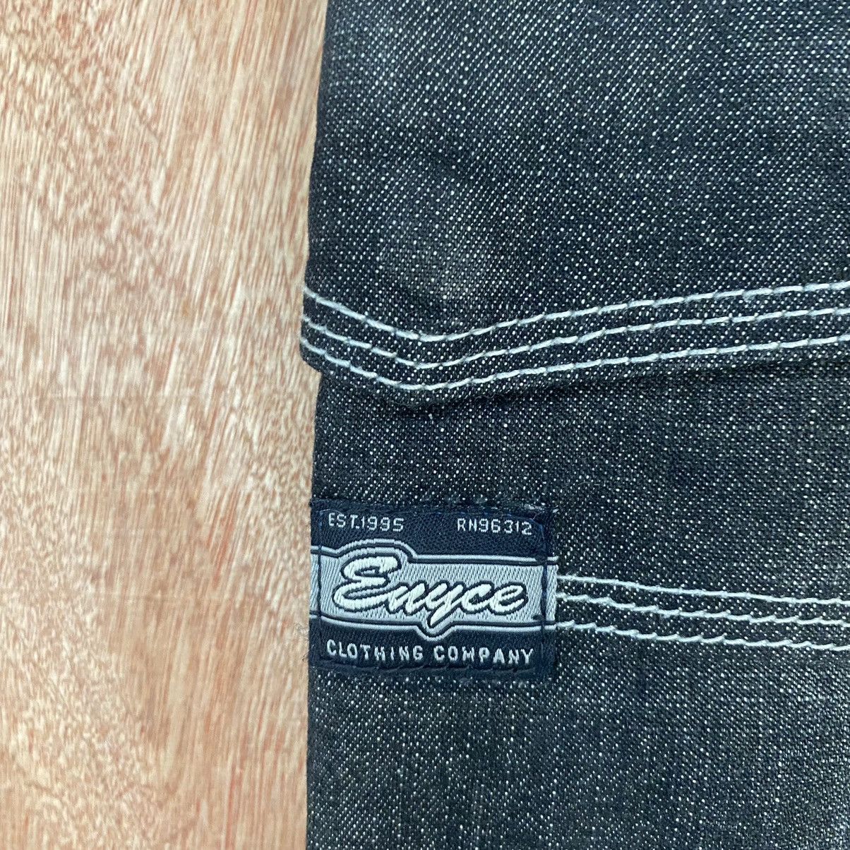 Chance The Rapper DLL Enyce Black baggy Multipocket Denim Jeans Pants #1902 Size US 32 / EU 48 - 6 Thumbnail