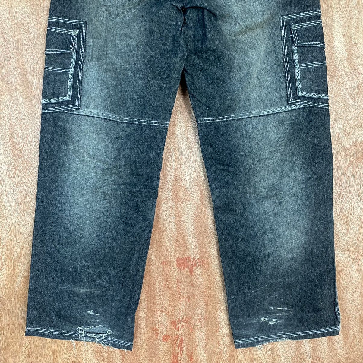 Chance The Rapper DLL Enyce Black baggy Multipocket Denim Jeans Pants #1902 Size US 32 / EU 48 - 12 Thumbnail