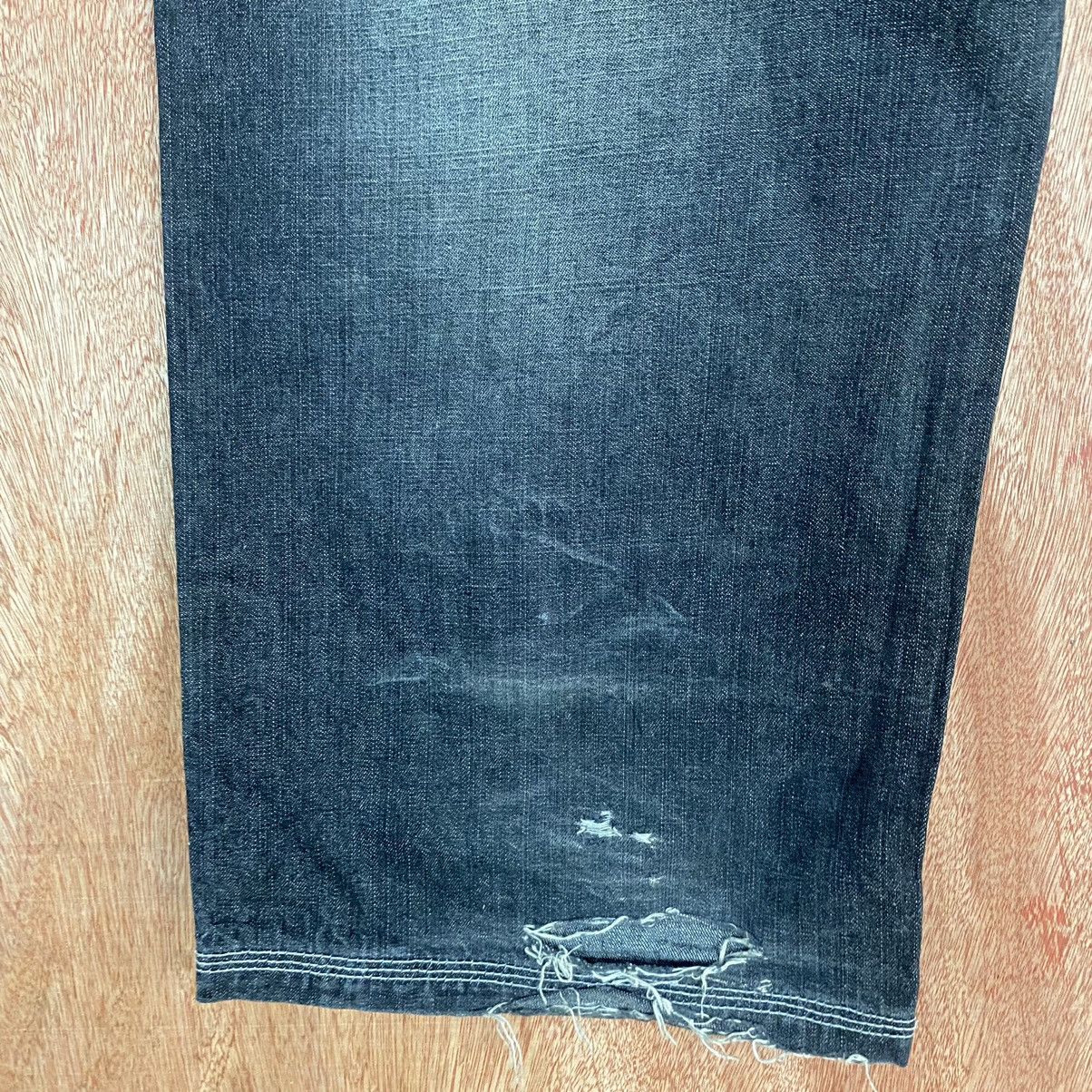 Chance The Rapper DLL Enyce Black baggy Multipocket Denim Jeans Pants #1902 Size US 32 / EU 48 - 13 Thumbnail