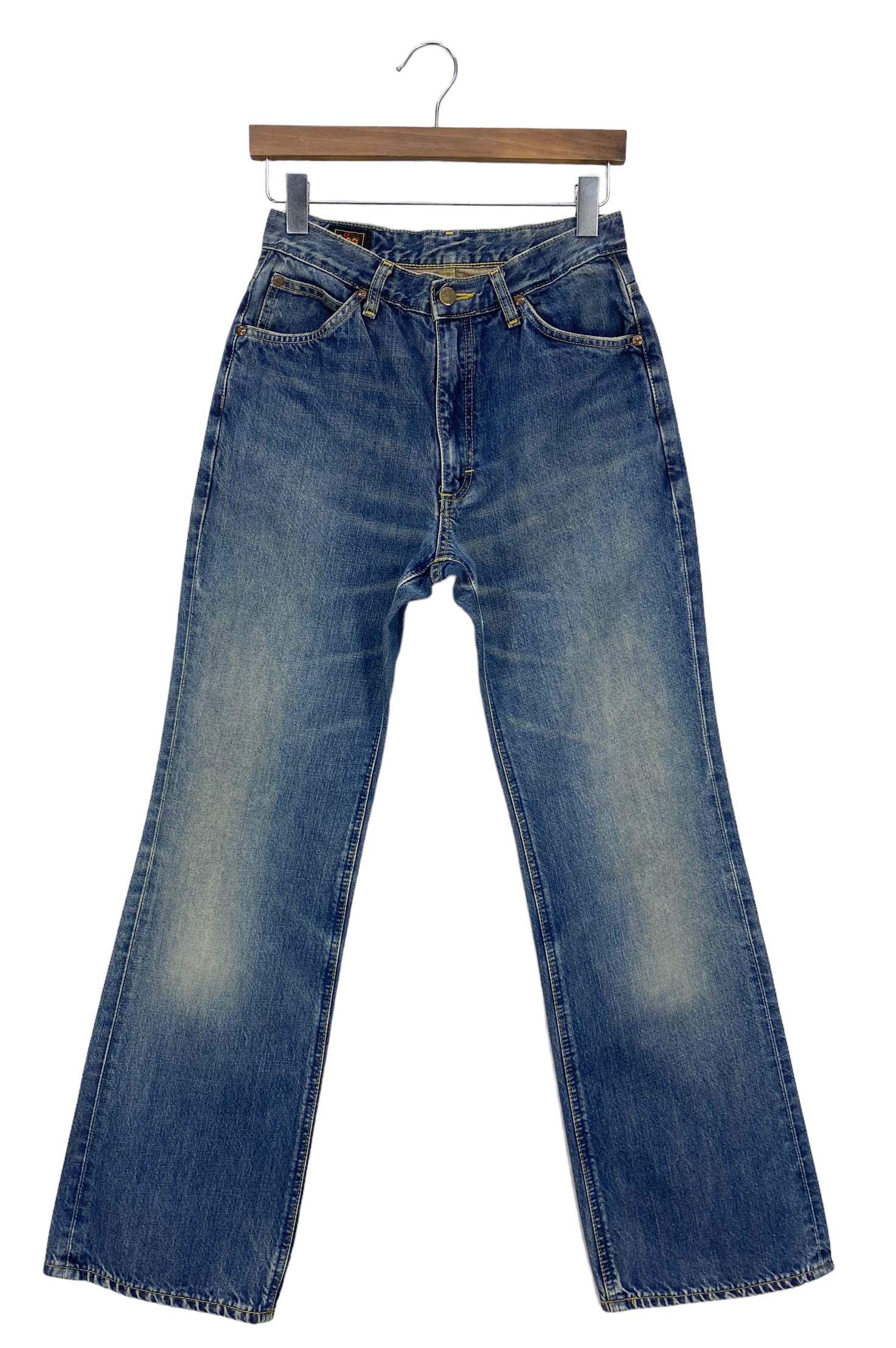 Lee 90s Lee Riders Flare Jeans – High Waisted Vintage Denim Size 27" / US 4 / IT 40 - 2 Thumbnail
