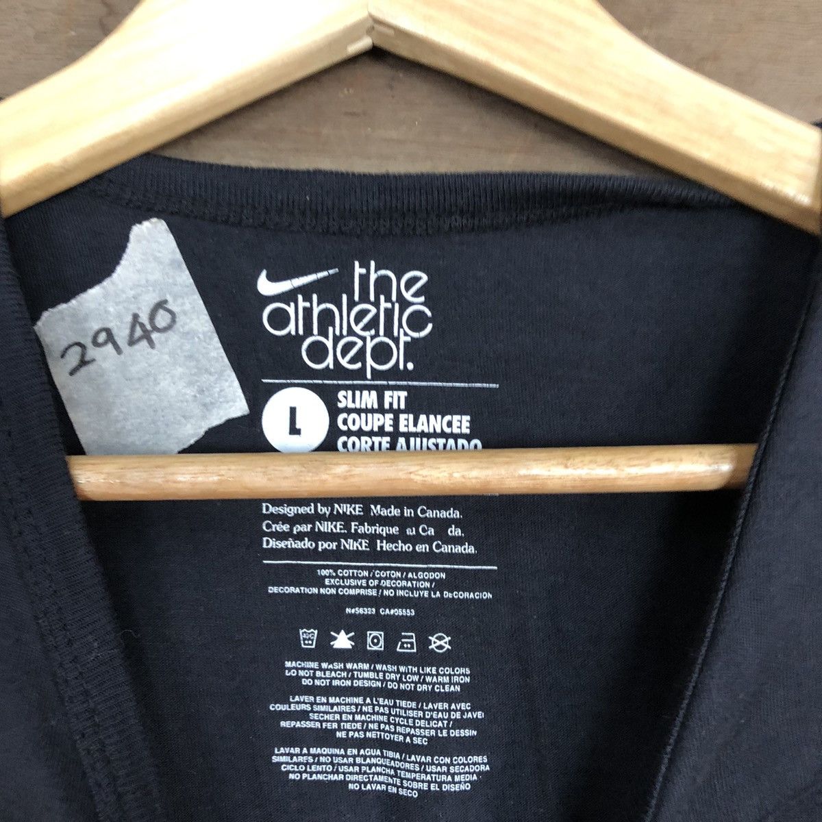 Nike Nike Black Shoes Logo Tshirt #2940 Size L / US 10 / IT 46 - 10 Thumbnail