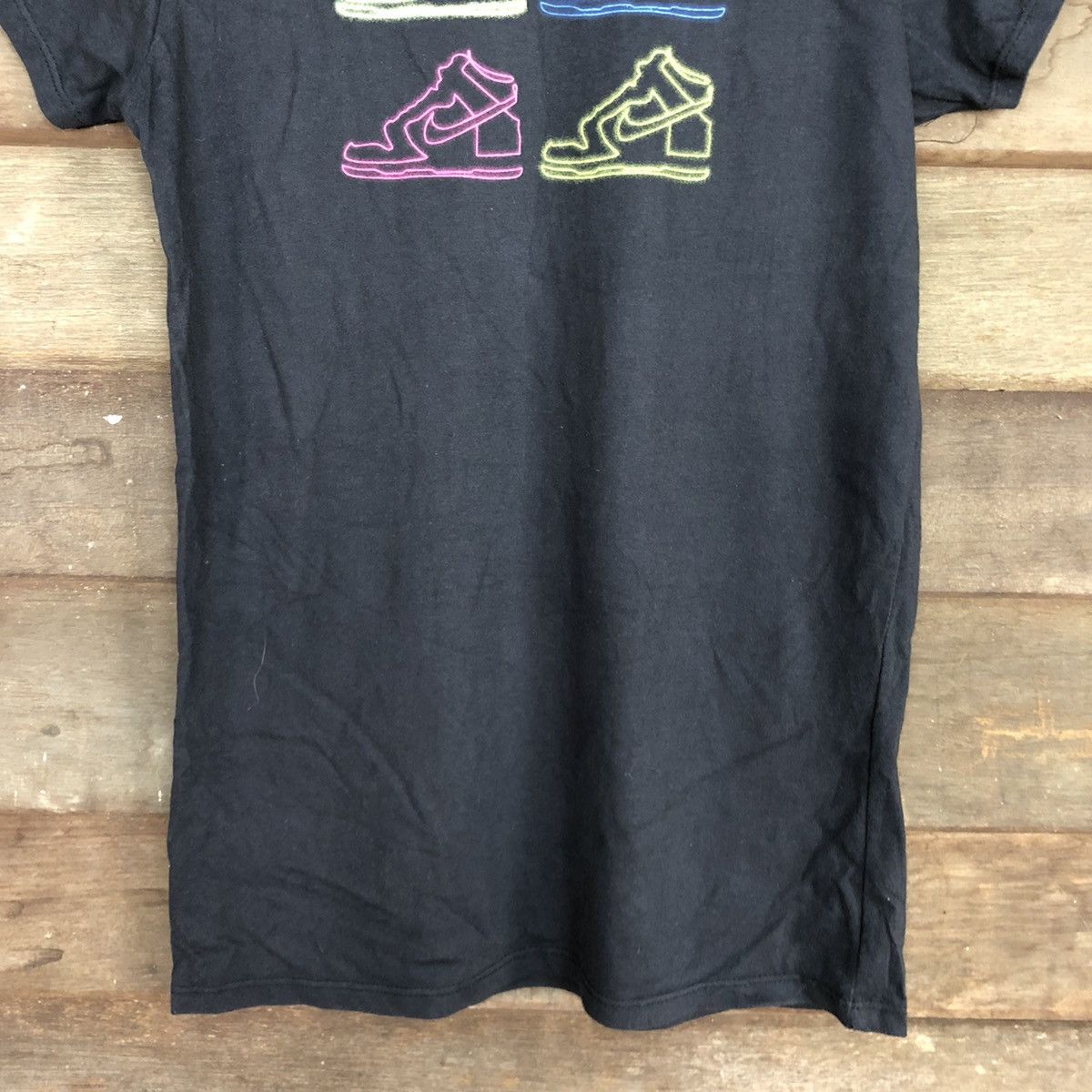 Nike Nike Black Shoes Logo Tshirt #2940 Size L / US 10 / IT 46 - 6 Thumbnail