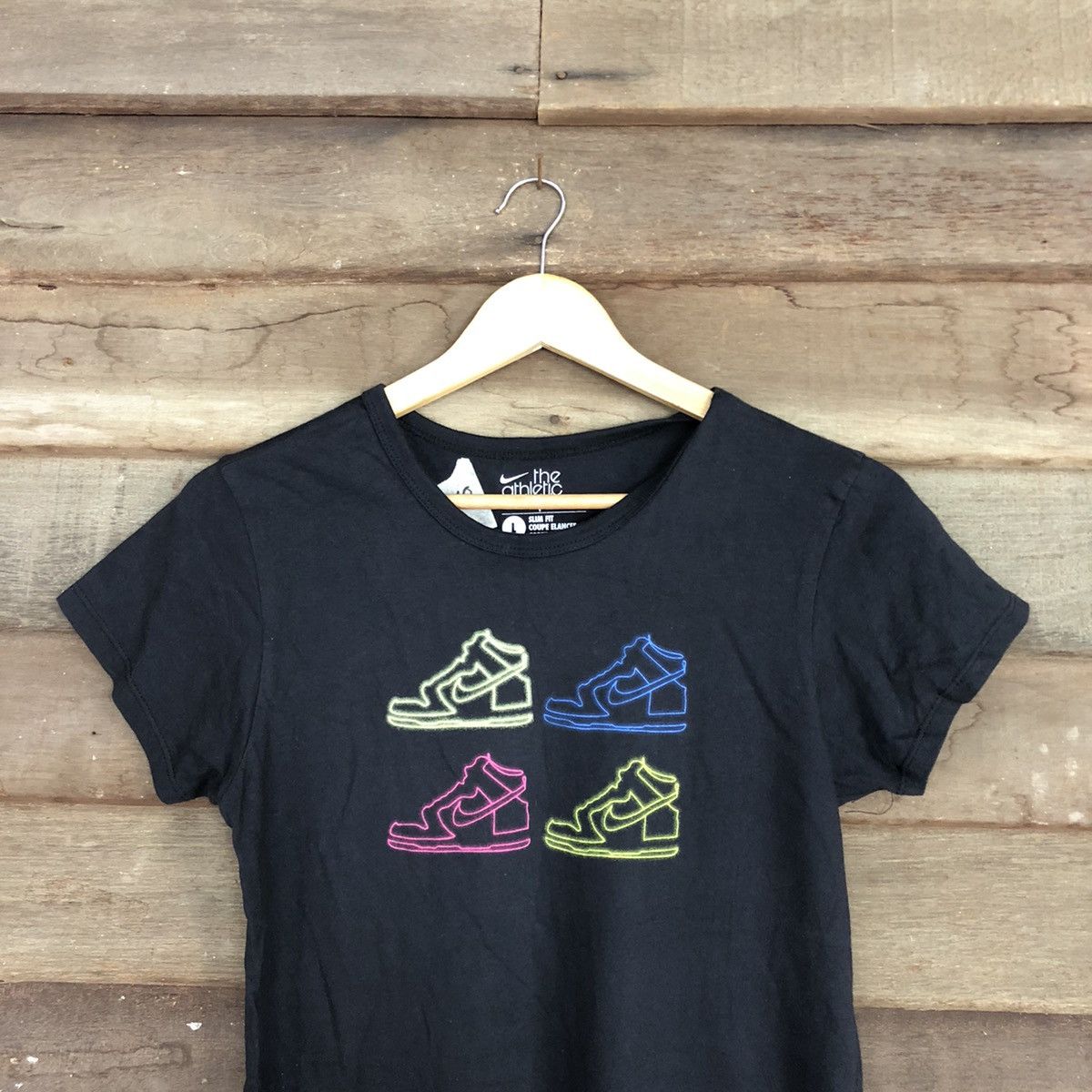 Nike Nike Black Shoes Logo Tshirt #2940 Size L / US 10 / IT 46 - 7 Thumbnail