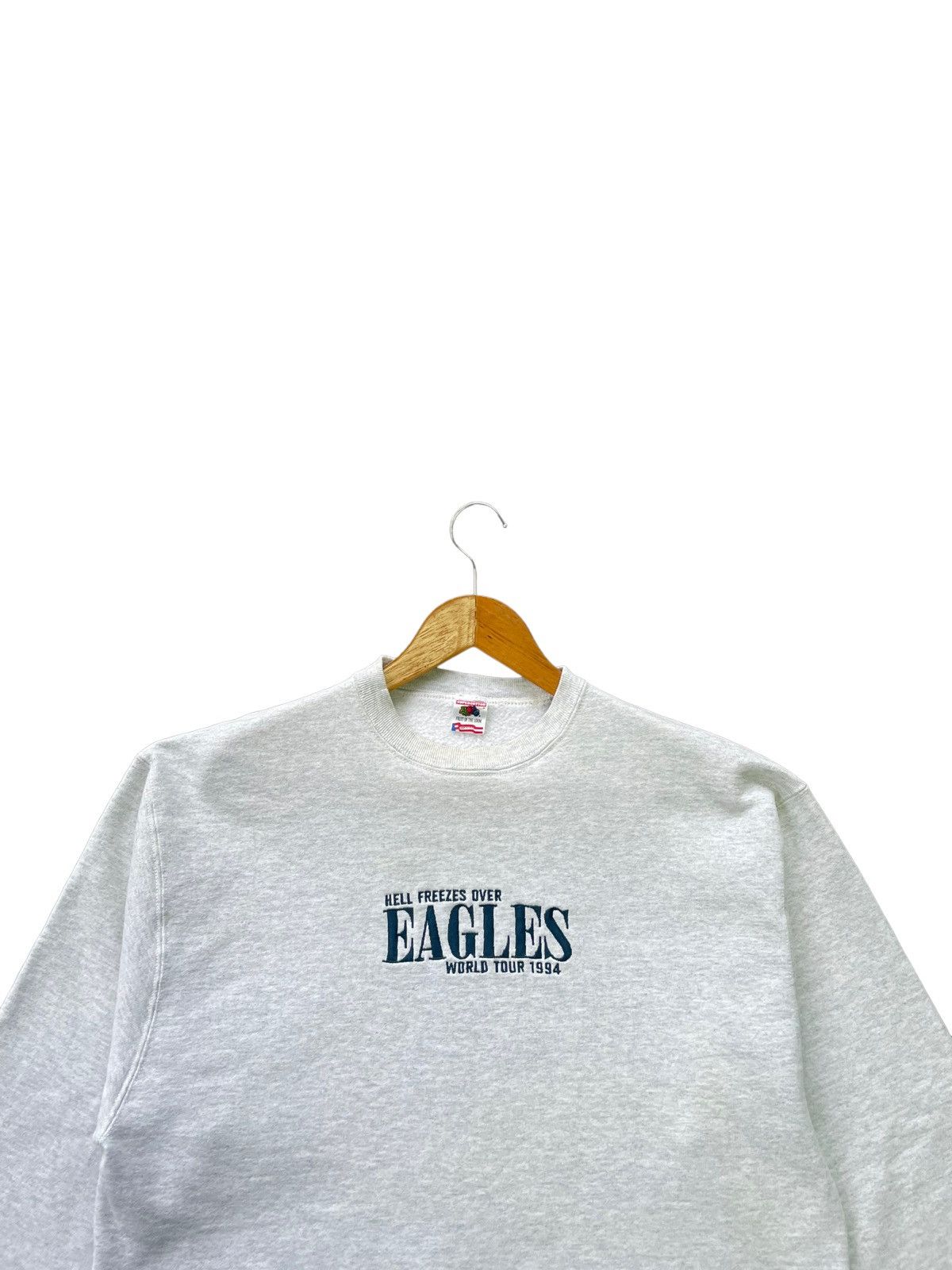 Band Tees × Fruit Of The Loom × Vintage Vintage 1994 Eagles World Tour 1994 Crewneck Size US L / EU 52-54 / 3 - 3 Thumbnail