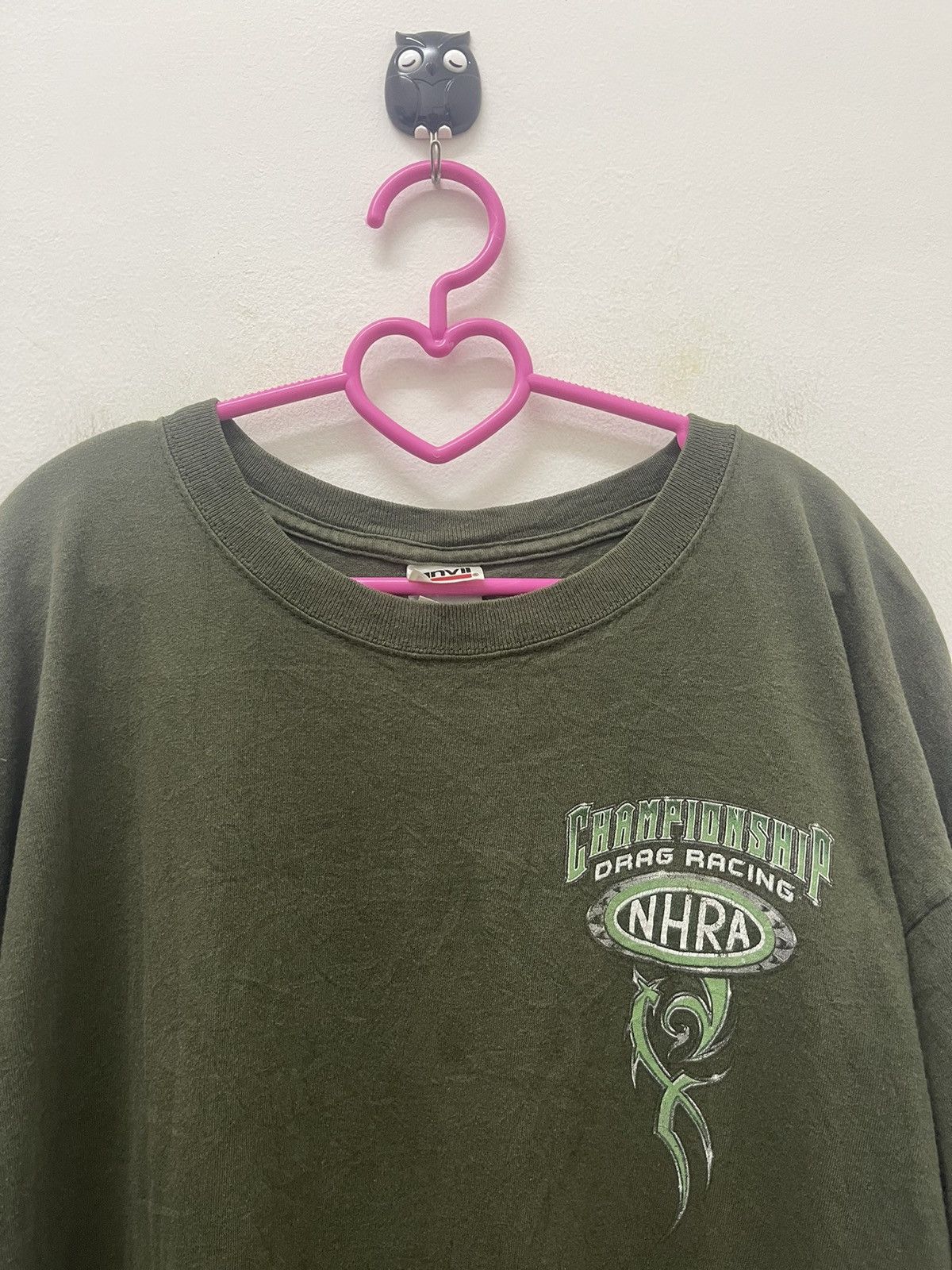 Vintage Rare Vintage NHRA Championship Drag Racing Spell Out Size US XL / EU 56 / 4 - 4 Thumbnail