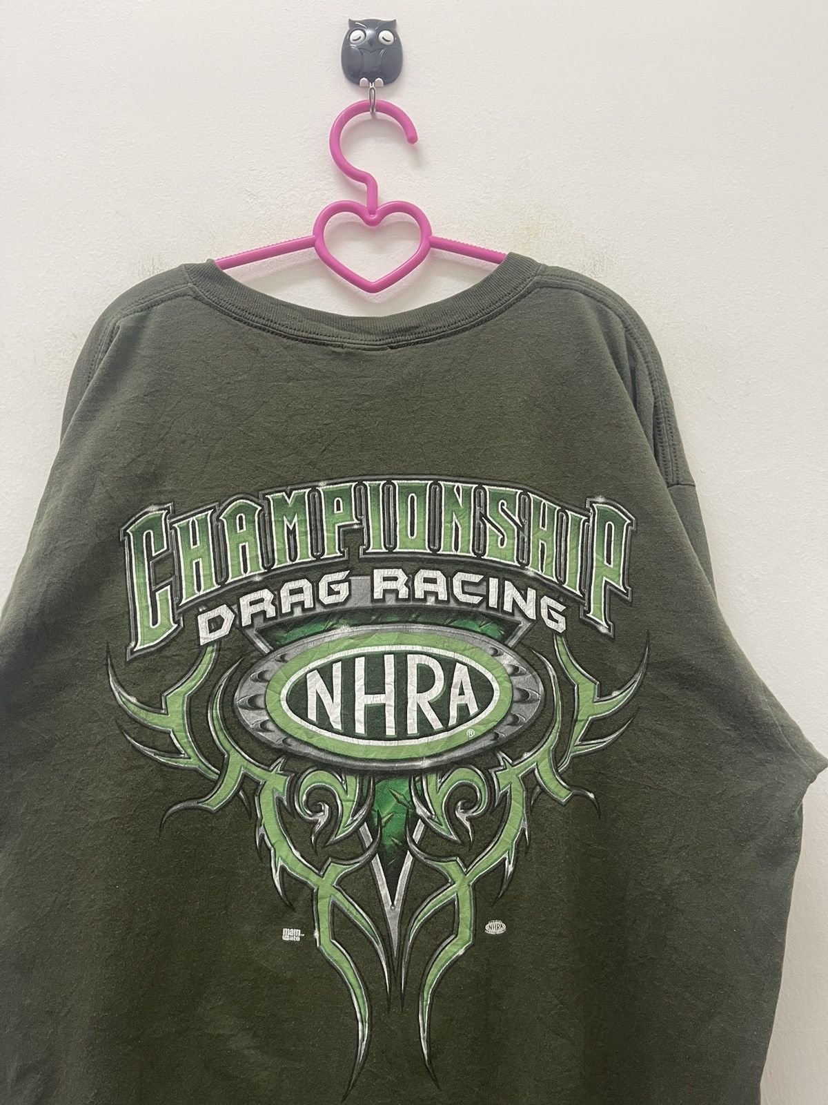 Vintage Rare Vintage NHRA Championship Drag Racing Spell Out Size US XL / EU 56 / 4 - 2 Thumbnail