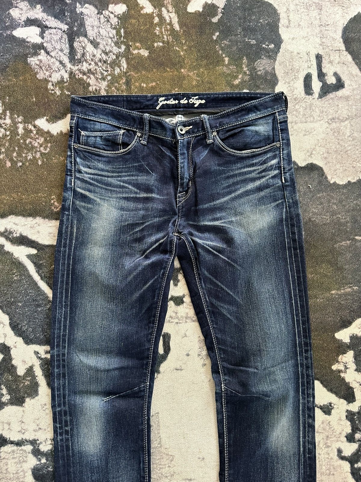 GOSTAR DE FUGA 2014 Gostar De Fuga Japan slim indigo denim Size US 33 - 5 Thumbnail