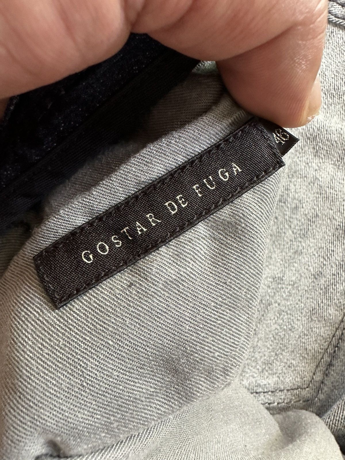 GOSTAR DE FUGA 2014 Gostar De Fuga Japan slim indigo denim Size US 33 - 16 Thumbnail