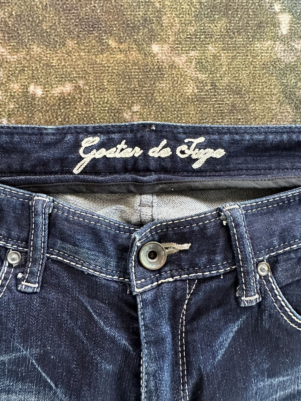 GOSTAR DE FUGA 2014 Gostar De Fuga Japan slim indigo denim Size US 33 - 9 Thumbnail