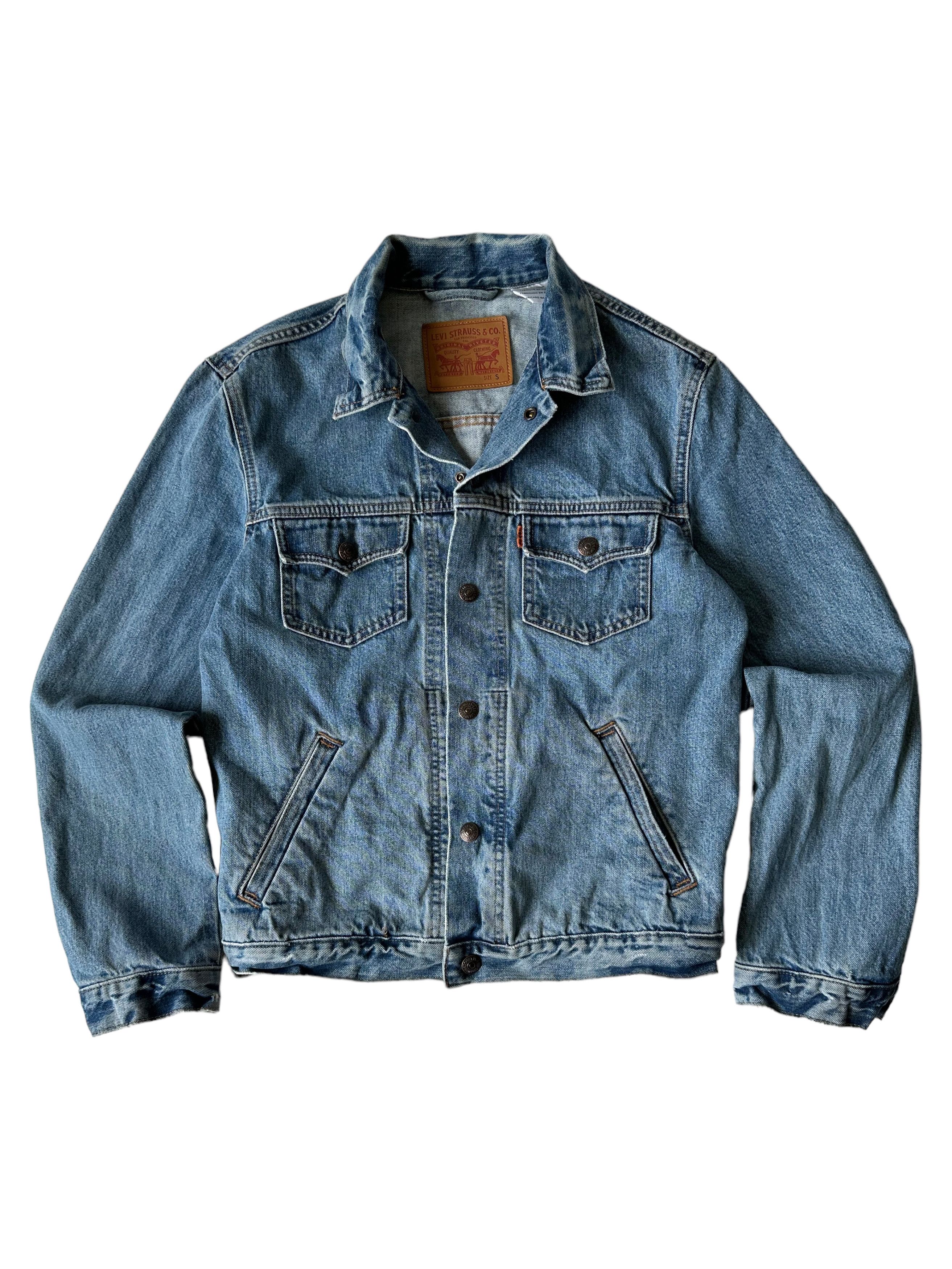 LEVI'S Orange Tab Denim Trucker Jacket (S)