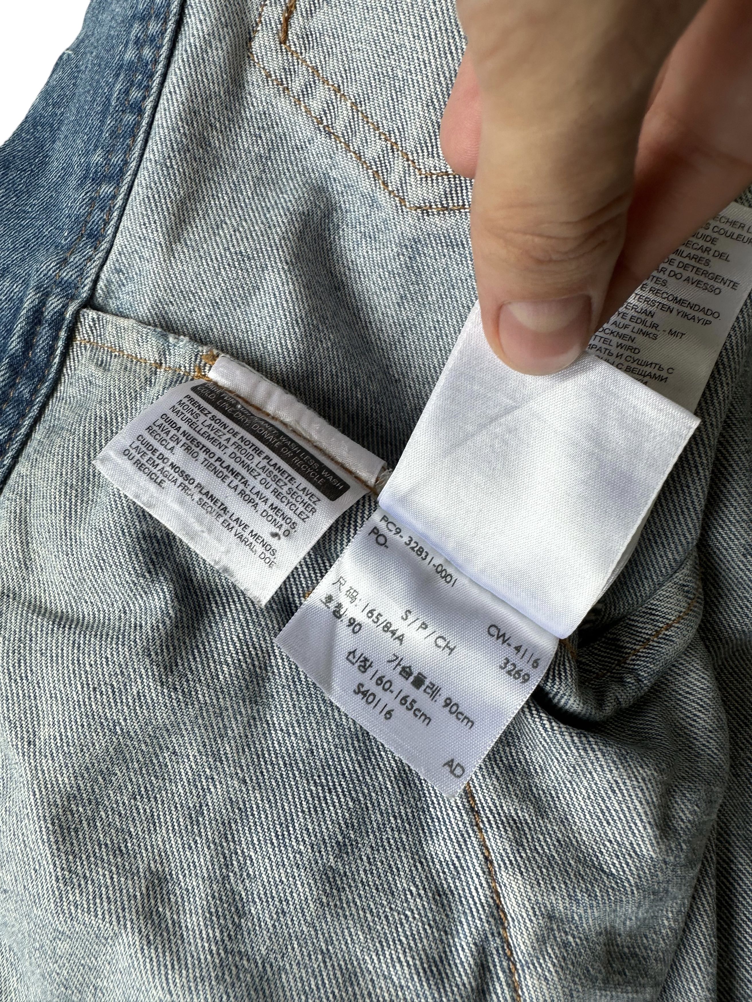 Levi's LEVI'S Orange Tab Denim Trucker Jacket (S) Size US S / EU 44-46 / 1 - 4 Thumbnail