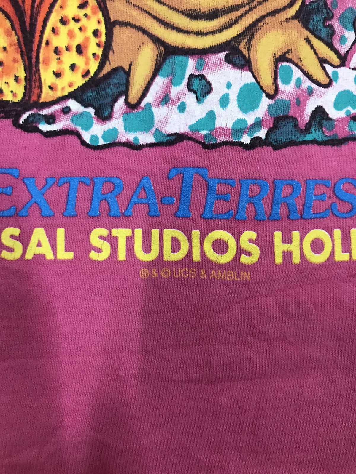 Universal Studios × Vintage ‼️VTG 90s E.T MOVIE TSHIRT BY UNIVERSAL STUDIOS HOLLYWOOD ‼️ Size US S / EU 44-46 / 1 - 4 Thumbnail