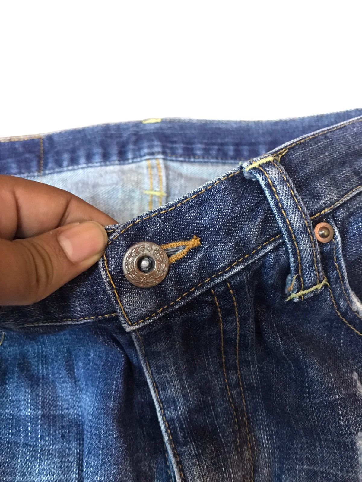 Japanese Brand × Takeo Kikuchi ‼️TAKEO KIKUCHI DISTRESSED DENIM‼️ Size US 32 / EU 48 - 6 Thumbnail