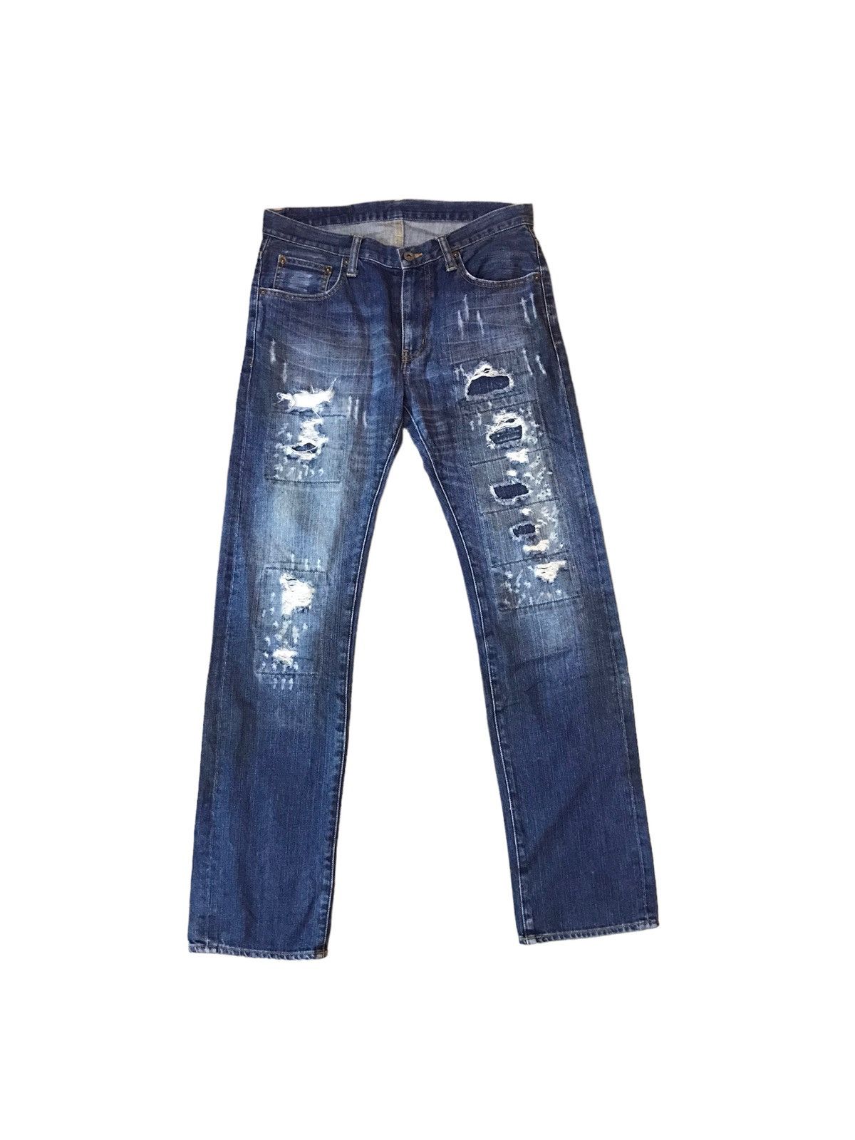 Japanese Brand × Takeo Kikuchi ‼️TAKEO KIKUCHI DISTRESSED DENIM‼️ Size US 32 / EU 48 - 1 Thumbnail
