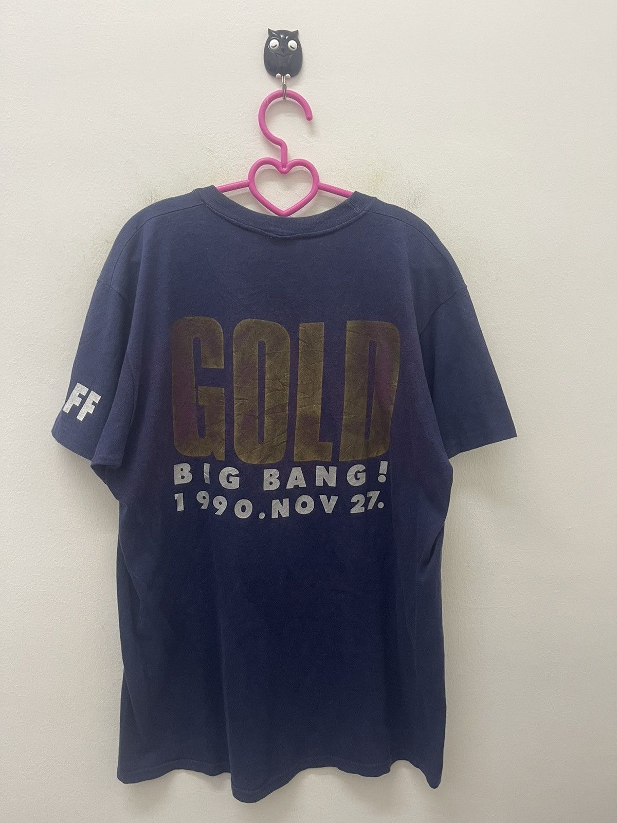 Vintage Rare Vintage GOLD Big Bang 1990 1st Anniversary Staff Tee Size US L / EU 52-54 / 3 - 1 Thumbnail