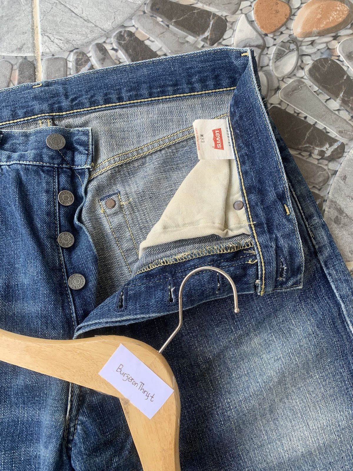 Levi's × Levi's Vintage Clothing × Vintage Vintage Levi’s Big E 503B Japan Selvedge Jeans Size US 33 - 9 Thumbnail