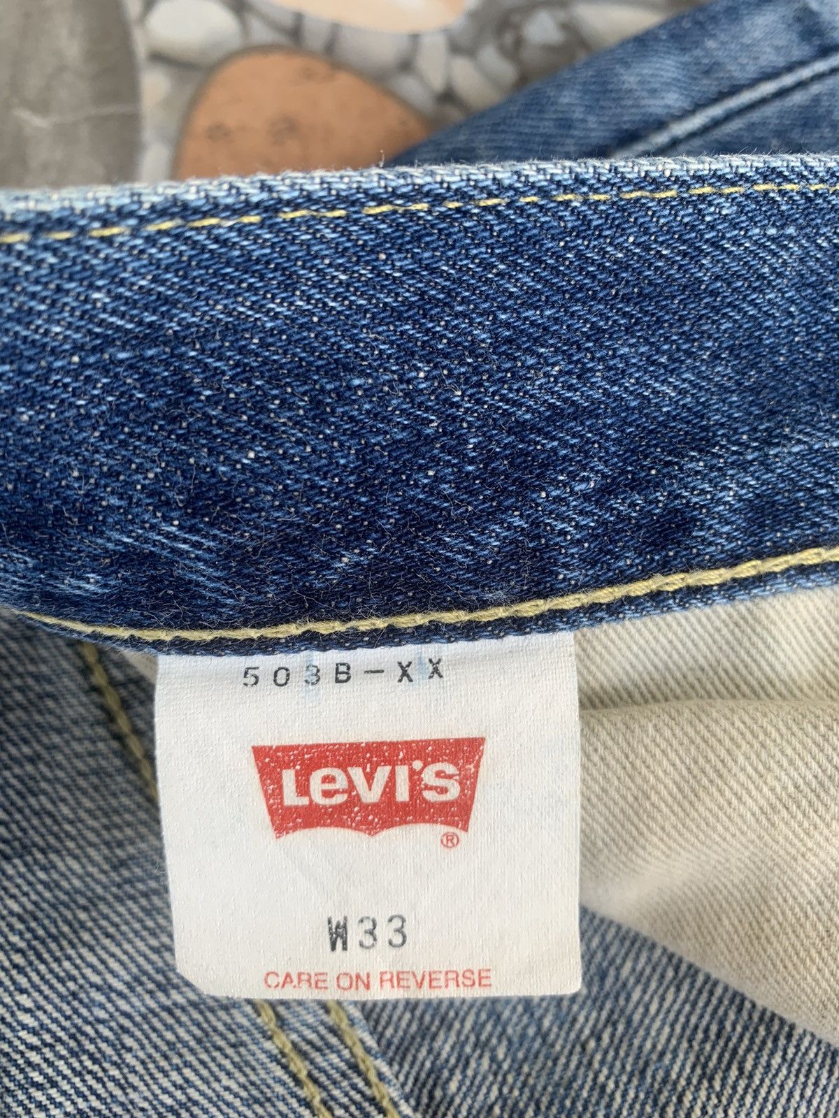 Levi's × Levi's Vintage Clothing × Vintage Vintage Levi’s Big E 503B Japan Selvedge Jeans Size US 33 - 11 Thumbnail
