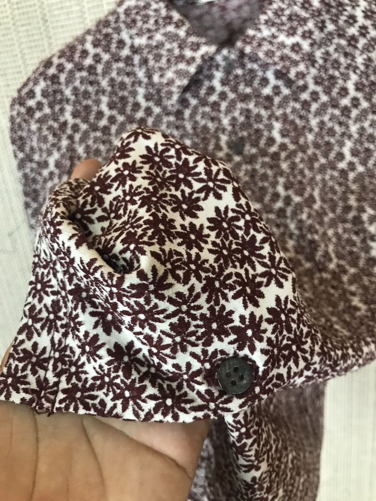 Yohji Yamamoto ‼️Y'S BIS INC "iwish" shirt button ups FLOWERS ‼️ Size S / US 4 / IT 40 - 7 Thumbnail