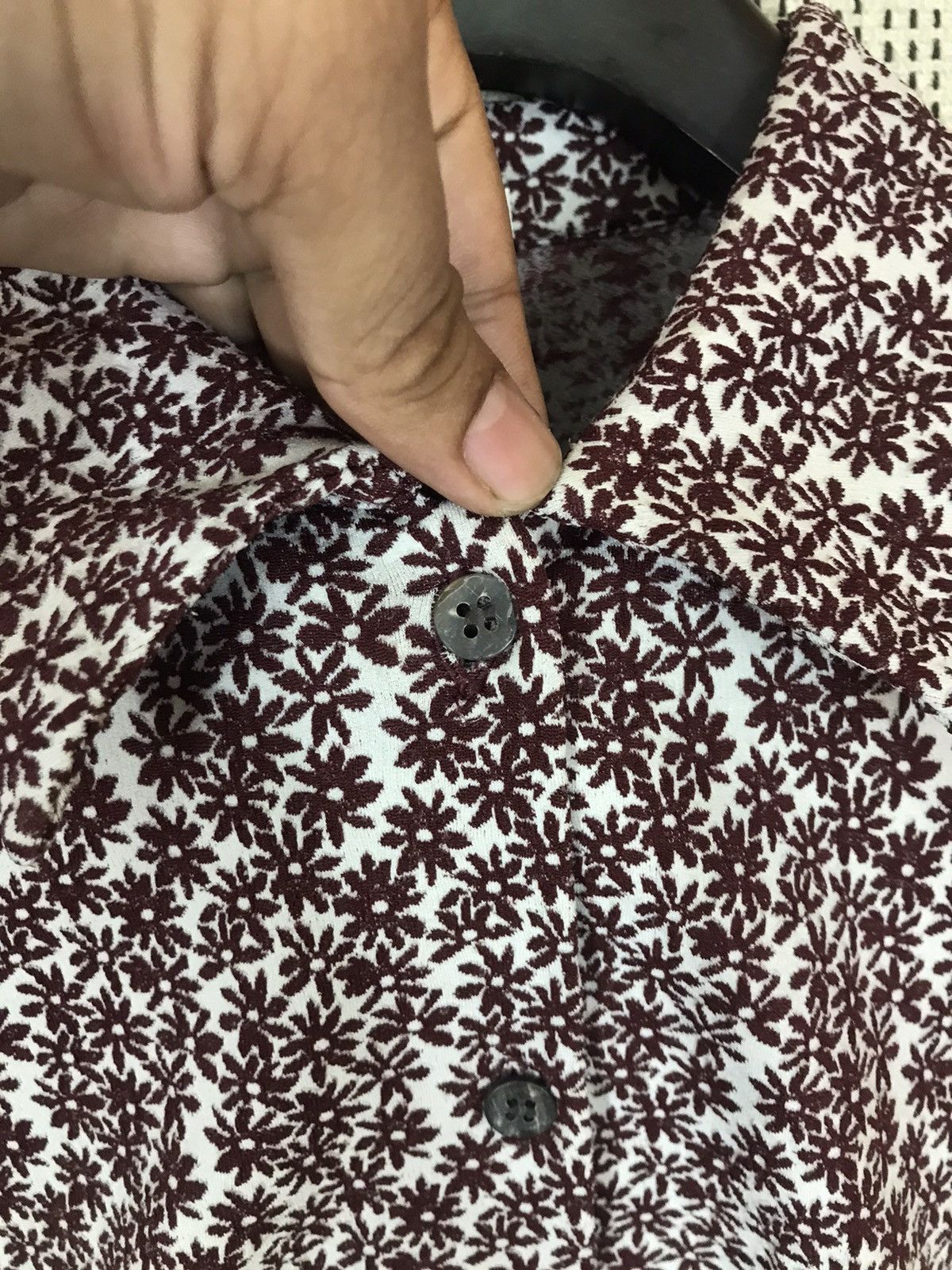 Yohji Yamamoto ‼️Y'S BIS INC "iwish" shirt button ups FLOWERS ‼️ Size S / US 4 / IT 40 - 3 Thumbnail