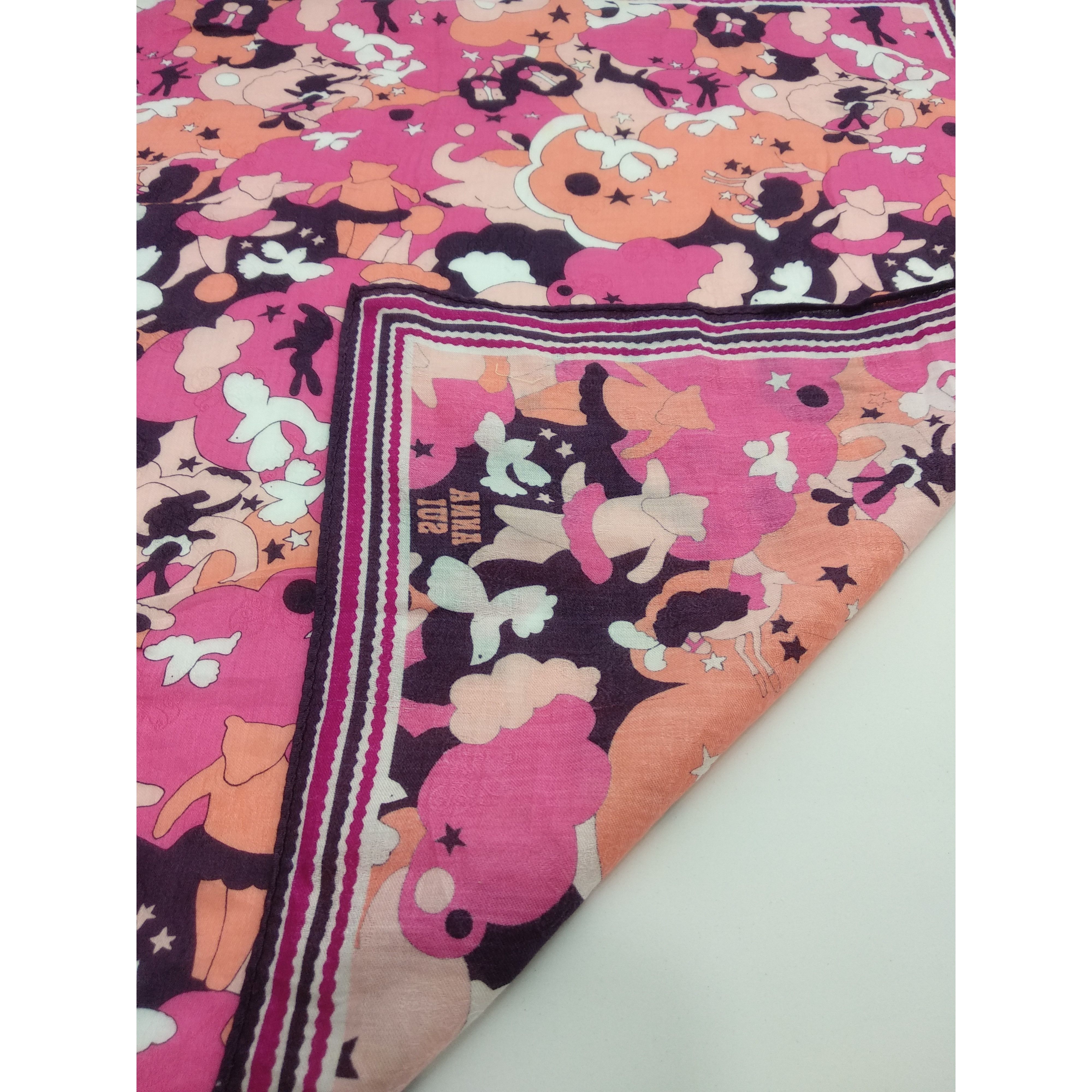 Anna Sui × Vintage Anna Sui Handkerchief / Neckerchief - HK253 Size ONE SIZE - 3 Thumbnail