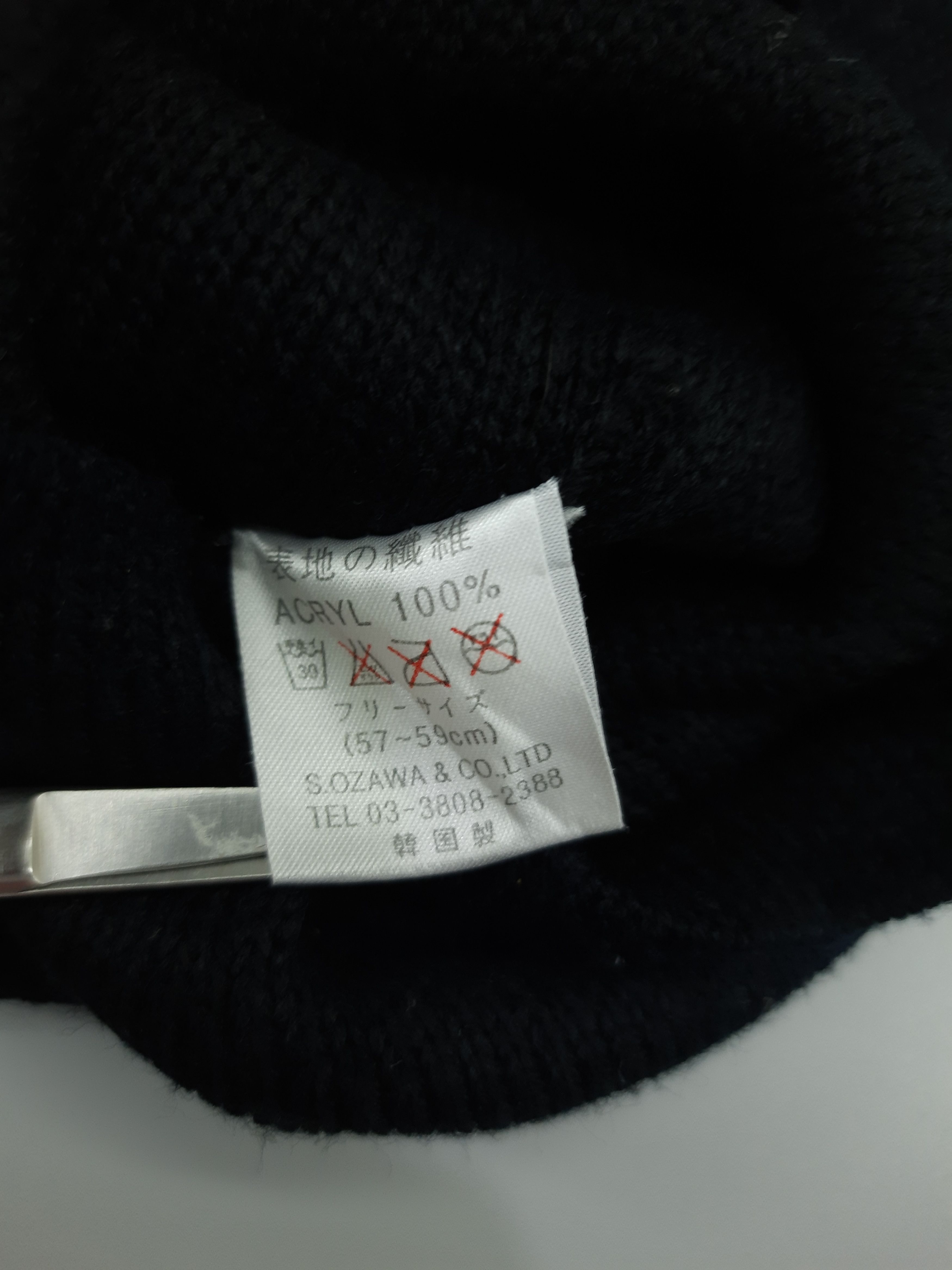 Japanese Brand Skulls Big Logo Beanie Hat - BN274 Size ONE SIZE - 8 Thumbnail