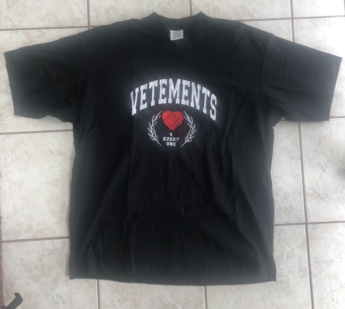 Vetements 4 Everyone Solidarity College University Tee