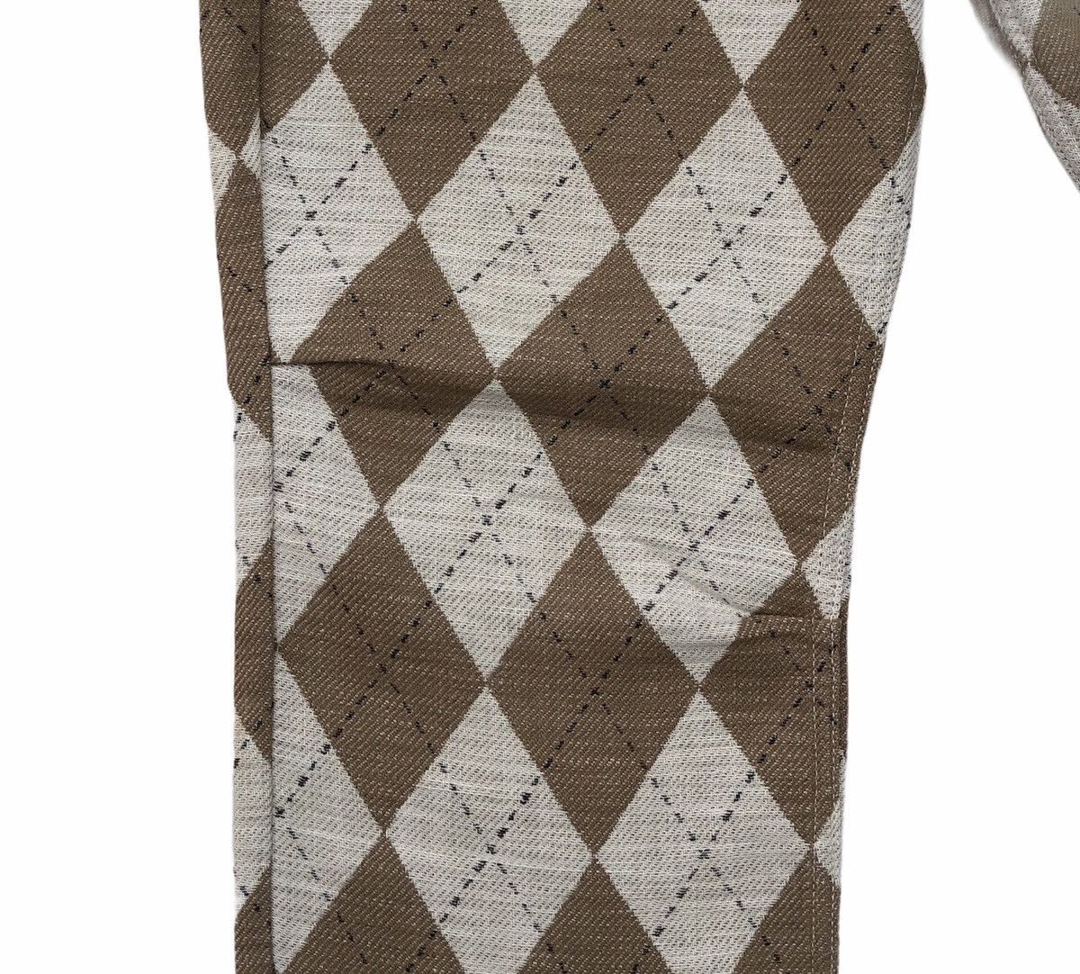 Kapital Kapital Argyle Seamless Pierrot Pants Size US 30 / EU 46 - 8 Thumbnail