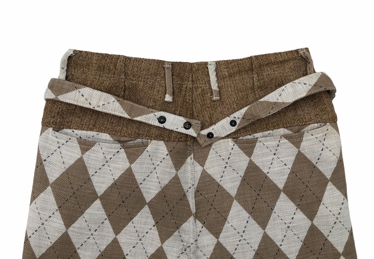 Kapital Kapital Argyle Seamless Pierrot Pants Size US 30 / EU 46 - 10 Thumbnail