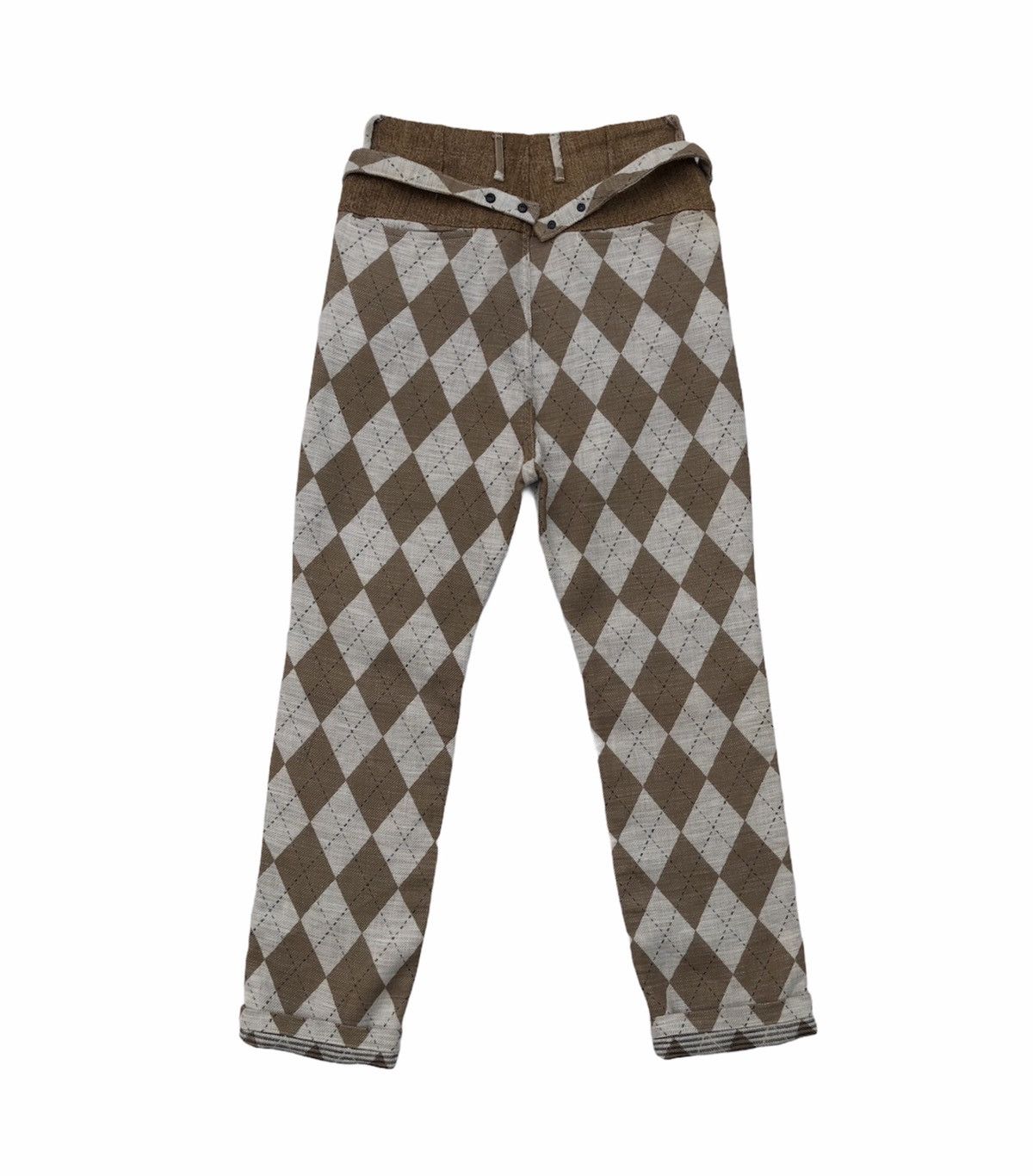 Kapital Kapital Argyle Seamless Pierrot Pants Size US 30 / EU 46 - 2 Thumbnail