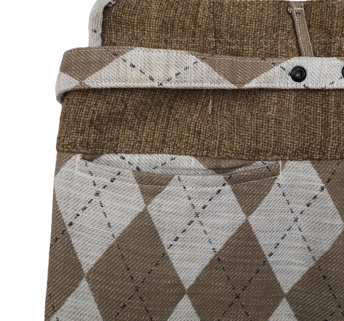 Kapital Kapital Argyle Seamless Pierrot Pants Size US 30 / EU 46 - 11 Thumbnail
