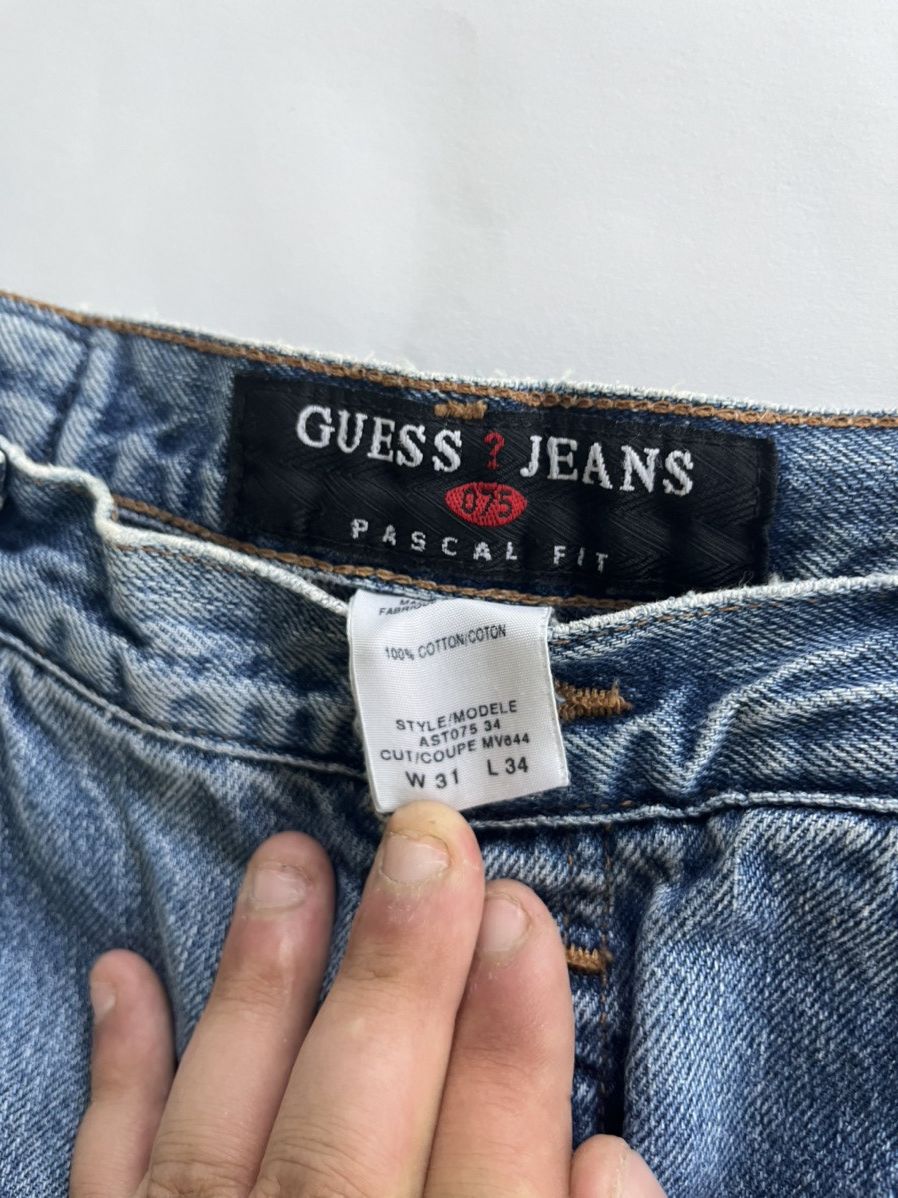 Guess Vintage Guess Jeans Blue Denim Stone Wash USA 90s Size US L / EU 52-54 / 3 - 6 Thumbnail
