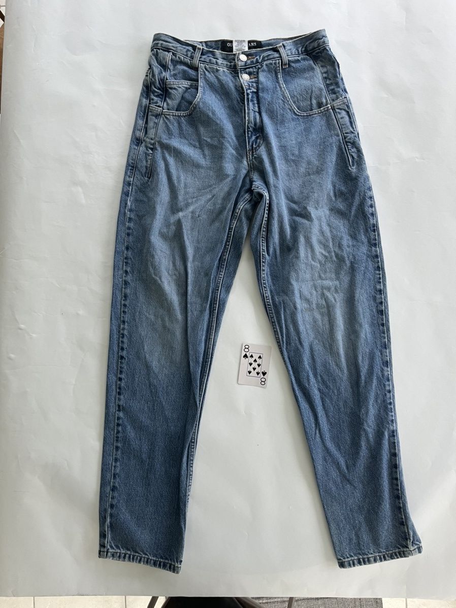 Guess Vintage Guess Jeans Blue Denim Stone Wash USA 90s Size US L / EU 52-54 / 3 - 5 Thumbnail