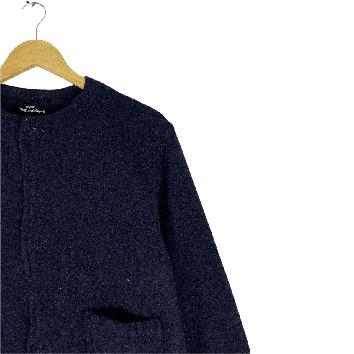 Comme des Garcons 🌟CDG tricot AW18 Button Wool Jacket Size L / US 10 / IT 46 - 4 Thumbnail