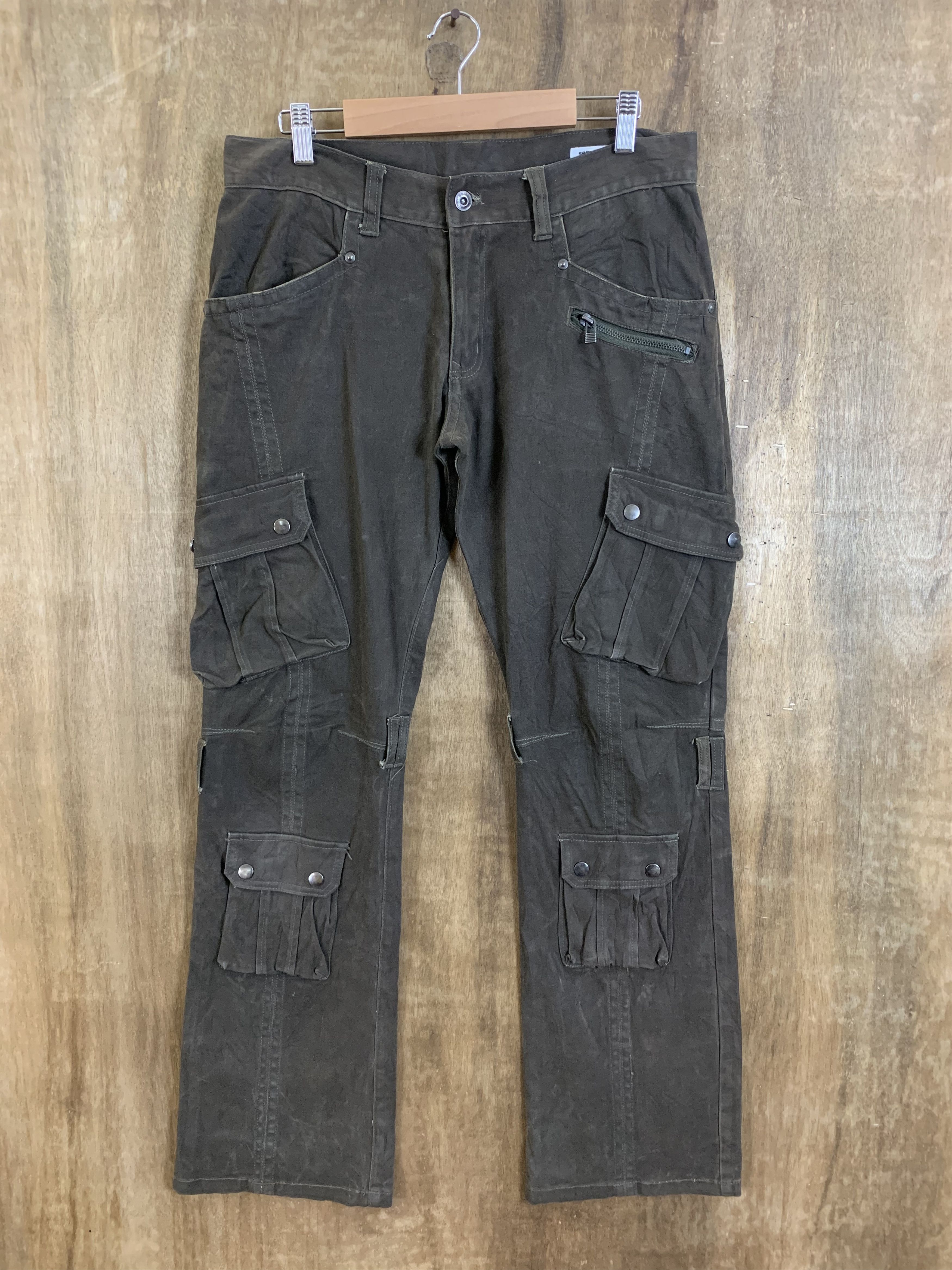 Japanese Brand Cargo Pants Semantic Design Multipocket Travis Scott Style Size US 32 / EU 48 - 1 Thumbnail
