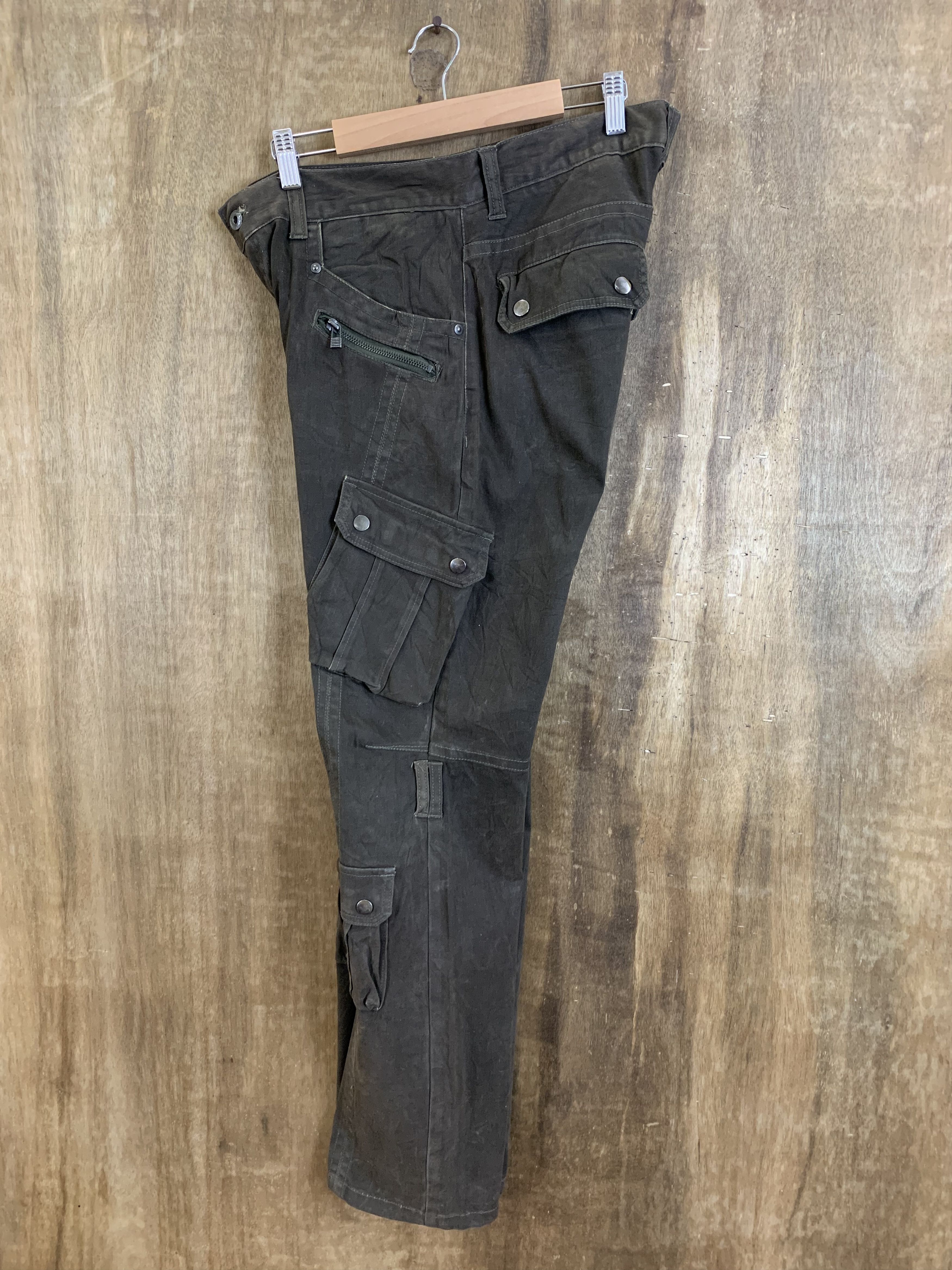 Japanese Brand Cargo Pants Semantic Design Multipocket Travis Scott Style Size US 32 / EU 48 - 16 Thumbnail