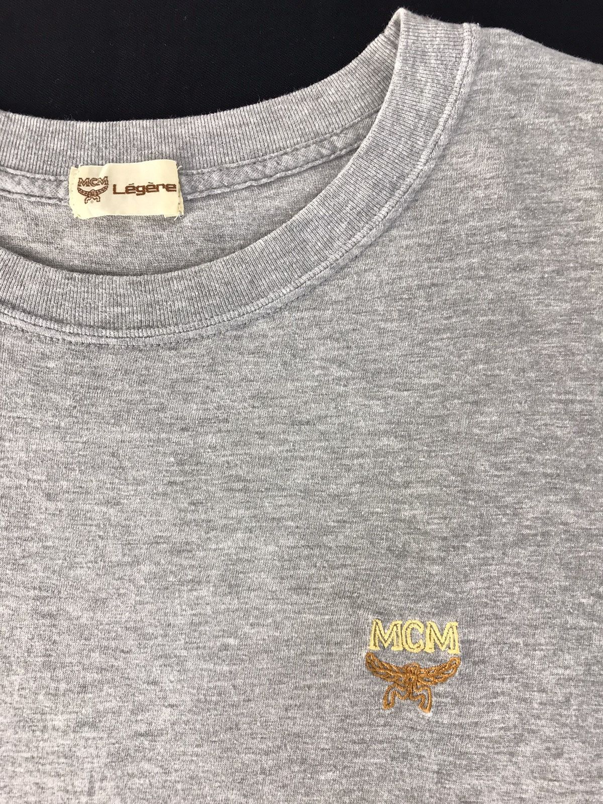 MCM × Vintage Vintage MCM Legere Simple Logo Tee Size US L / EU 52-54 / 3 - 4 Thumbnail