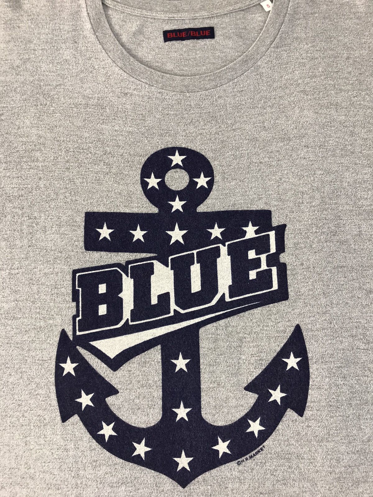 Blue Blue Japan × Vintage Vintage Blue-Blue Picture Big Logo Ship Anchor Tee Size US M / EU 48-50 / 2 - 4 Thumbnail