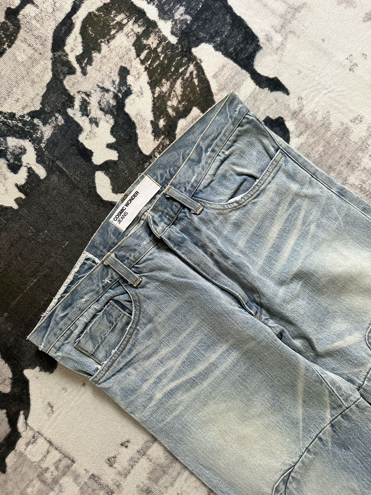 Cosmic Wonder Archive Cosmic Wonder Handmade craft jeans Size US 31 - 5 Thumbnail