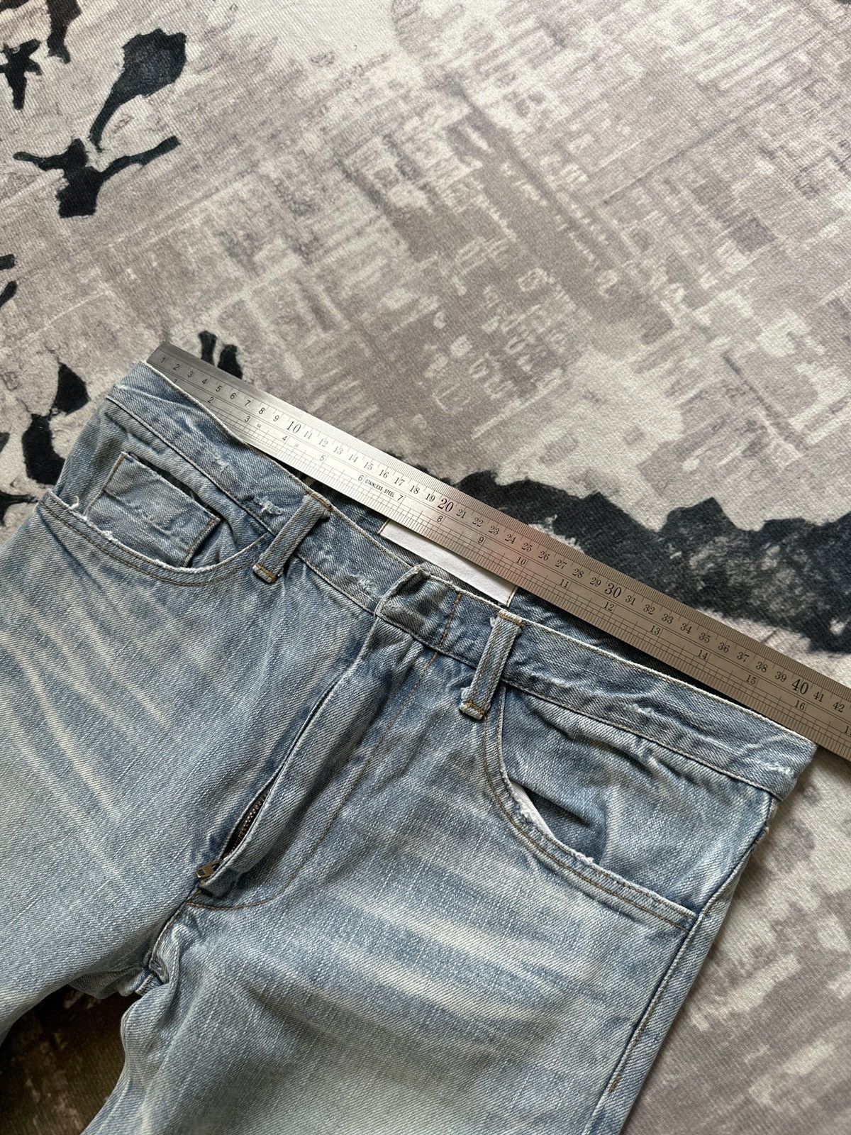 Cosmic Wonder Archive Cosmic Wonder Handmade craft jeans Size US 31 - 19 Thumbnail