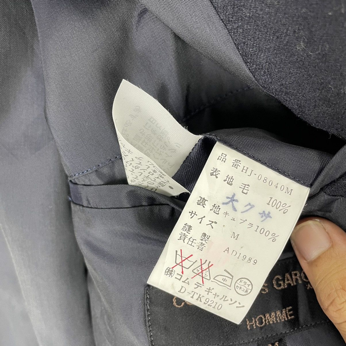 Comme des Garcons × Comme des Garcons Homme 🔥CDGH AW1989 BLAZER COAT Size US M / EU 48-50 / 2 - 10 Thumbnail