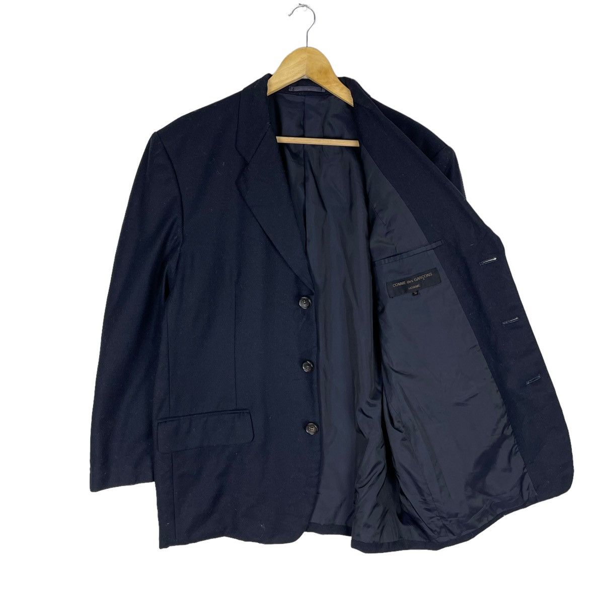 Comme des Garcons × Comme des Garcons Homme 🔥CDGH AW1989 BLAZER COAT Size US M / EU 48-50 / 2 - 7 Thumbnail